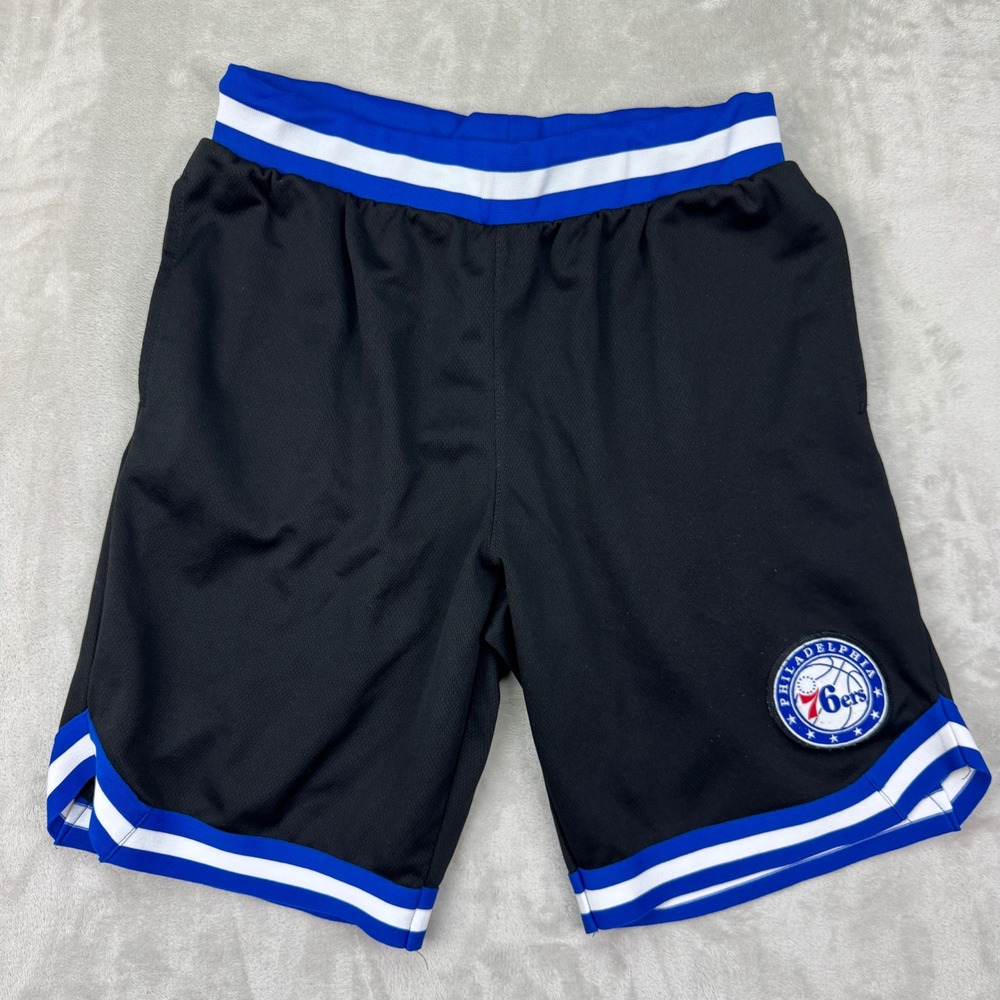 NBA Philadelphia 76ers Shorts Mens Large Baggy Basketball Mesh Athletic Gear